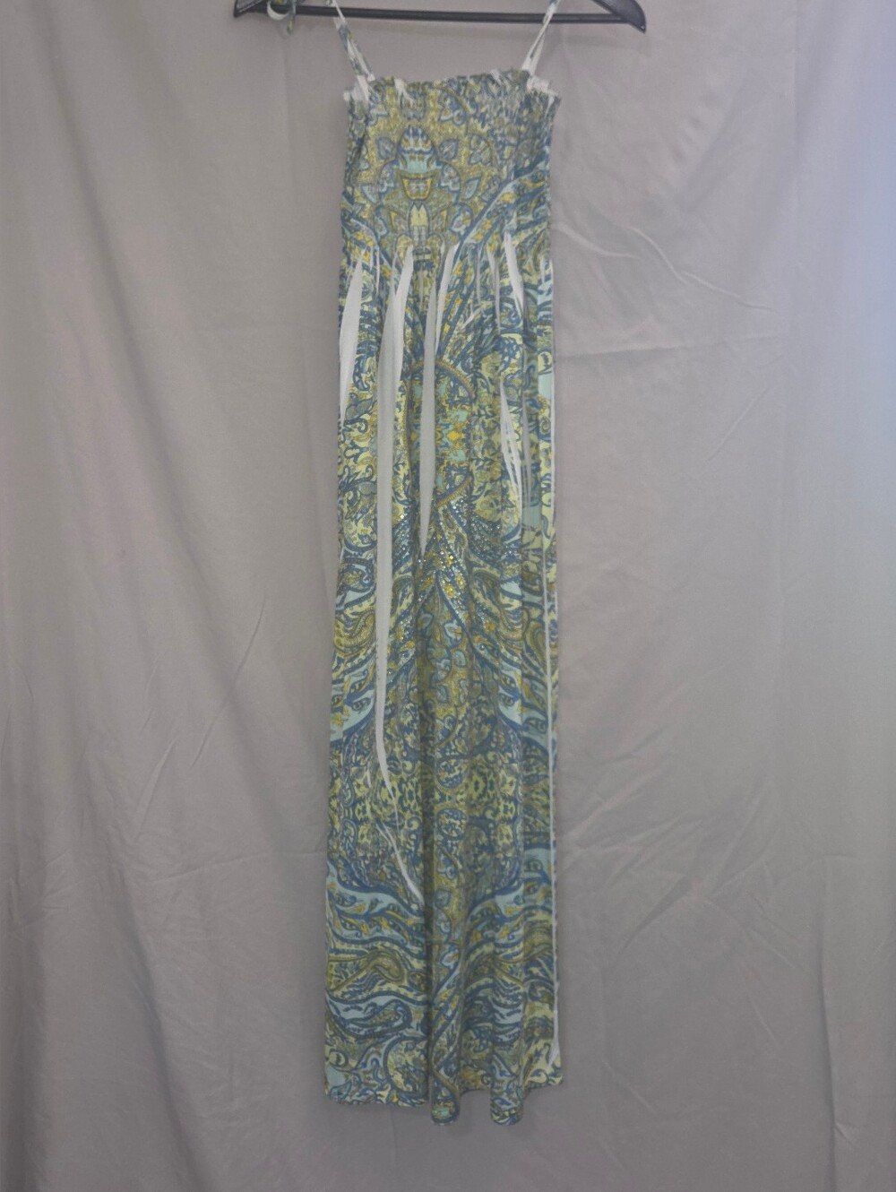 Paisley Rhinestone Maxi Dress